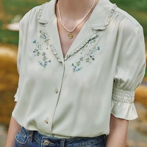 COPY - Simple retro blouse great condition, worn once